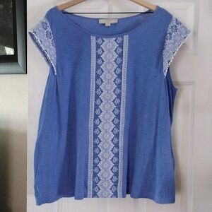 Loft Women's size 20/22 Cap sleeve top